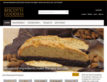 Tablet Screenshot of biscotti-goddess.com